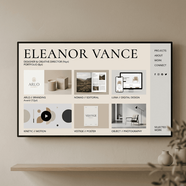 Creative Portfolio for Designers